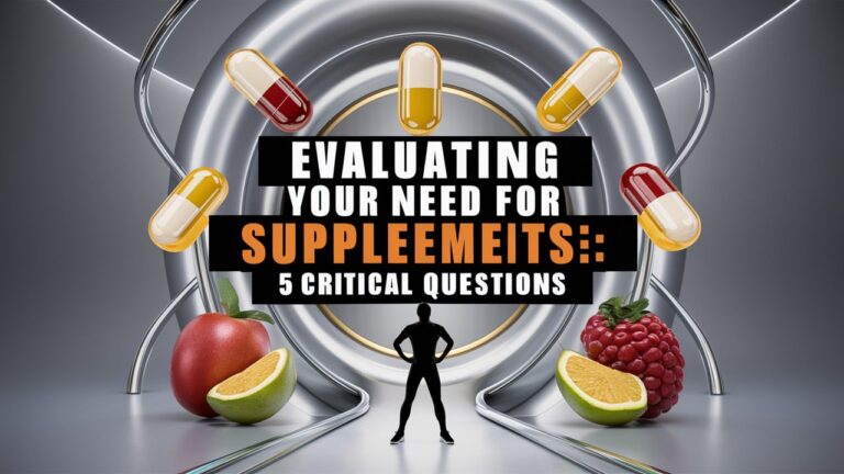 "Evaluating Your Need for Supplements: 5 Critical Questions"