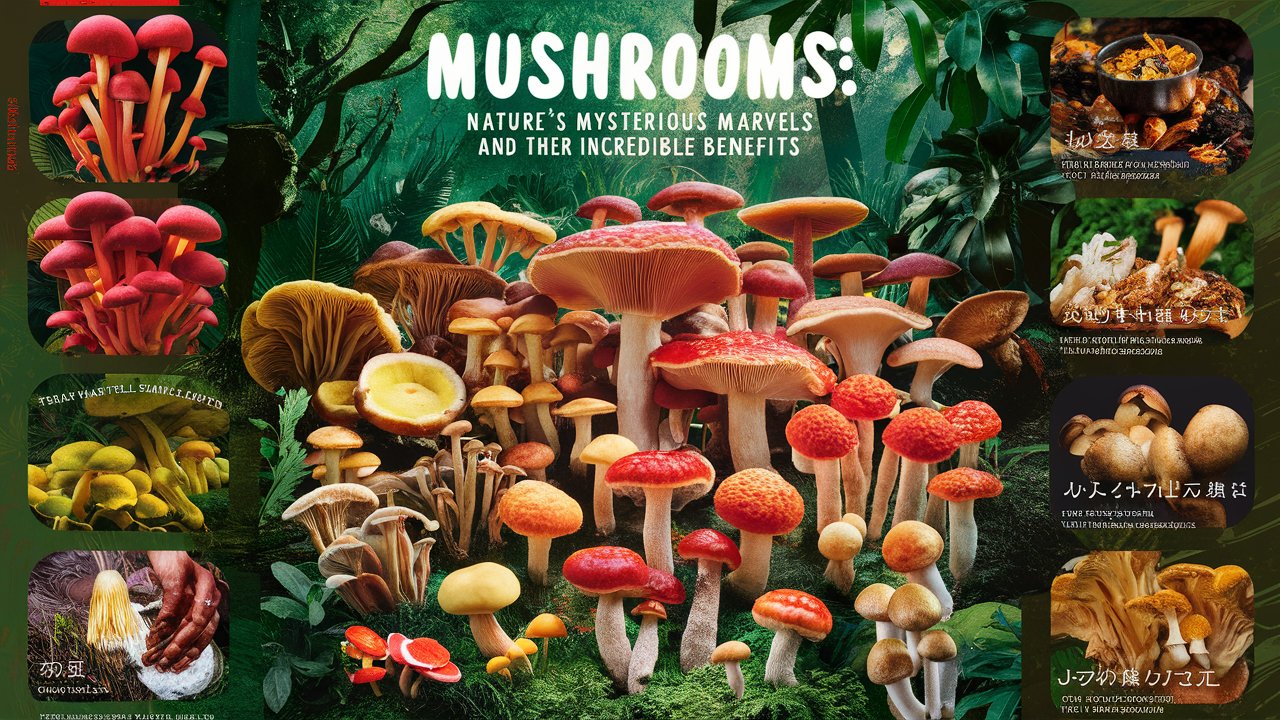 Mushrooms: Nature's Mysterious Marvels and Their Incredible Benefits