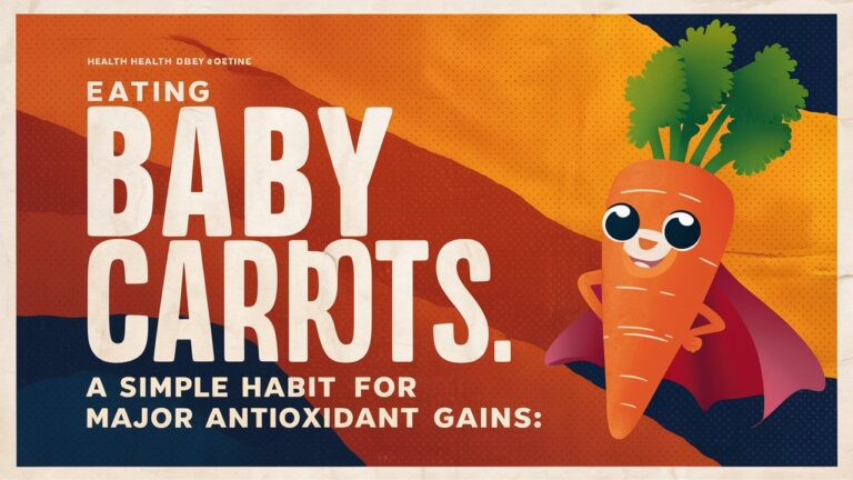 Eating Baby Carrots Daily: A Simple Habit for Major Antioxidant Gains