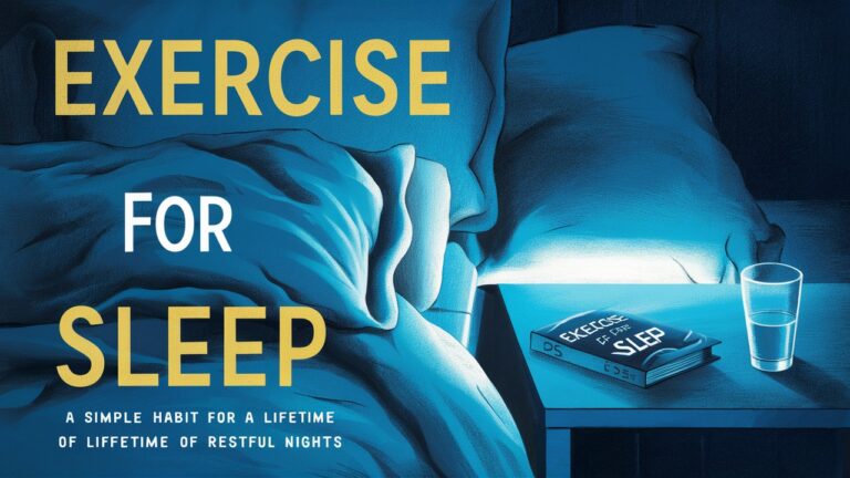 Exercise for Sleep: A Simple Habit for a Lifetime of Restful Nights